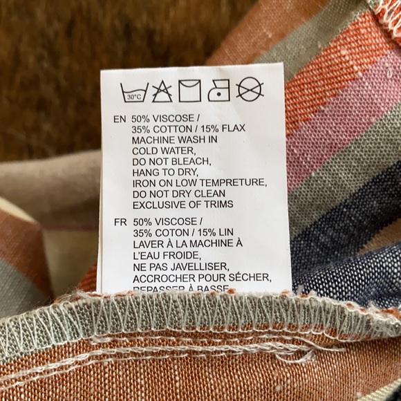 Boho Cotton/Flax Blend Summer Shorts! - Picture 8 of 8